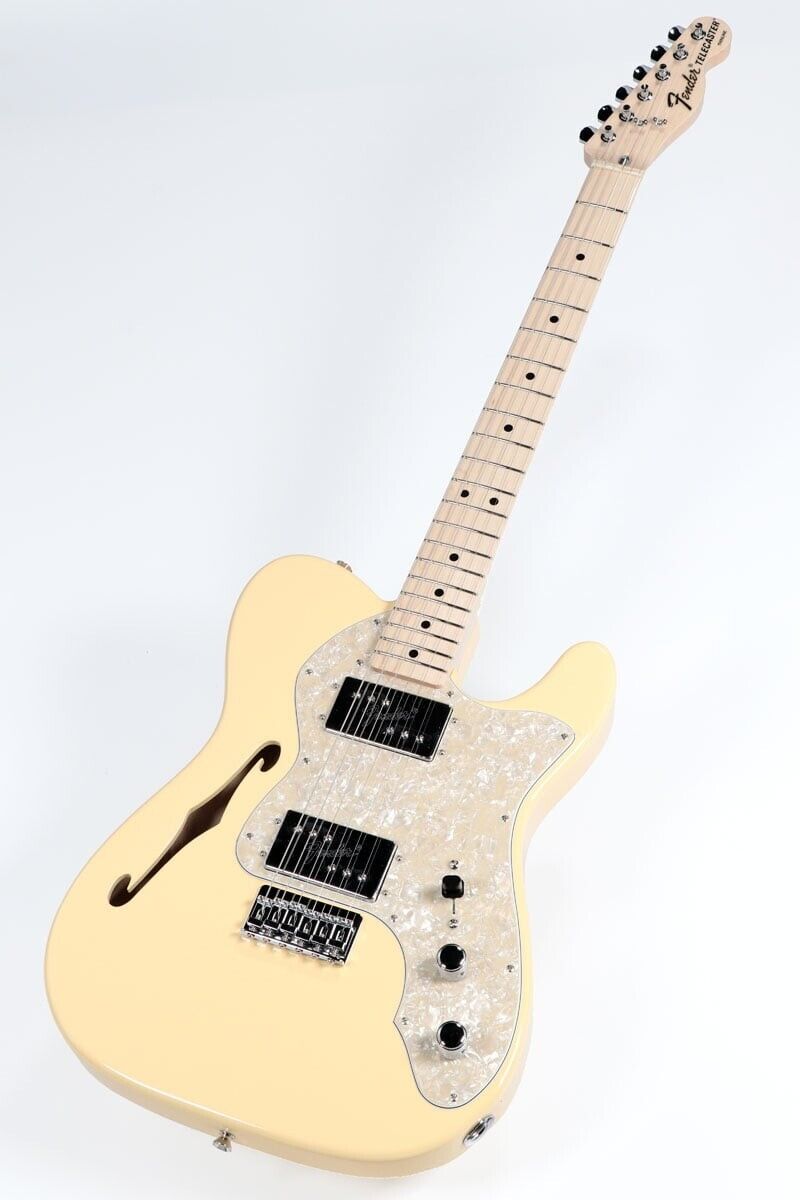 Fender FSR Made in Japan Traditional 70s Telecaster Thinline Maple Vintage White