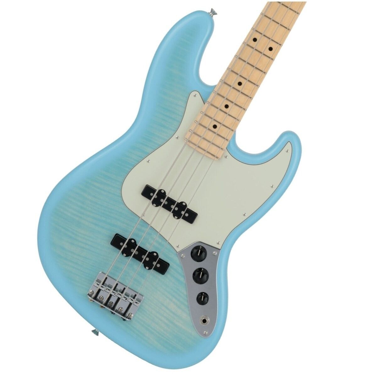 Fender Made in Japan 2024 Collection Hybrid II Jazz Bass Celeste Blue w/gig bag