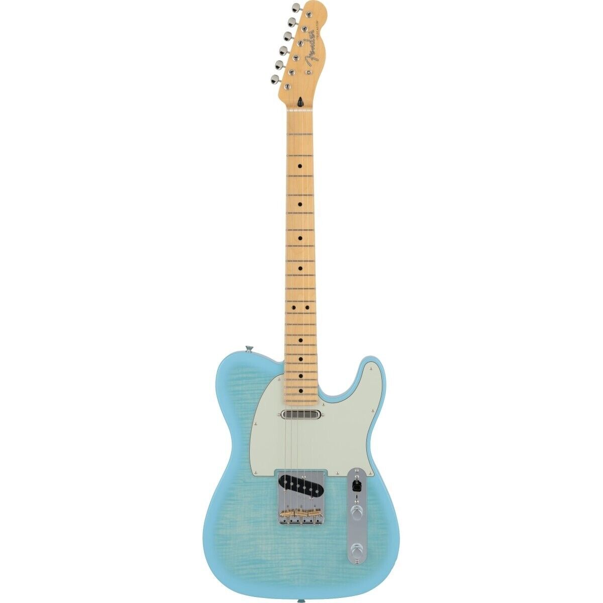 Fender Made in Japan 2024 Collection Hybrid II Telecaster FMT Flame Celeste Blue