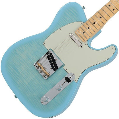 Fender Made in Japan 2024 Collection Hybrid II Telecaster FMT Flame Celeste Blue