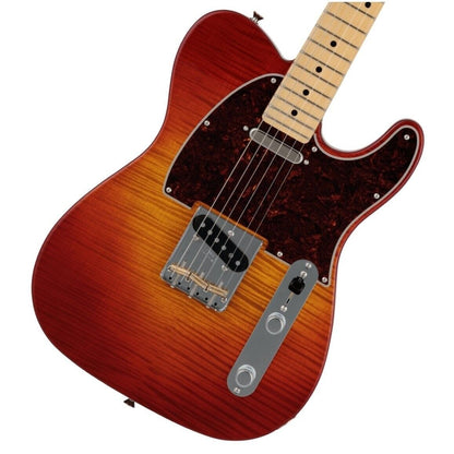 Fender Made in Japan 2024 Collection Hybrid II Telecaster Flame Sunset Orange