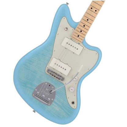 Fender Made in Japan 2024 Collection Hybrid II Jazzmaster FMT Flame Celeste Blue