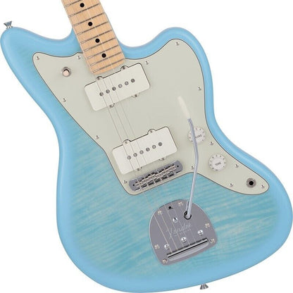 Fender Made in Japan 2024 Collection Hybrid II Jazzmaster FMT Flame Celeste Blue