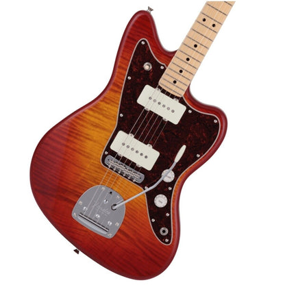 Fender Made in Japan 2024 Collection Hybrid II Jazzmaster Flame Sunset Orange