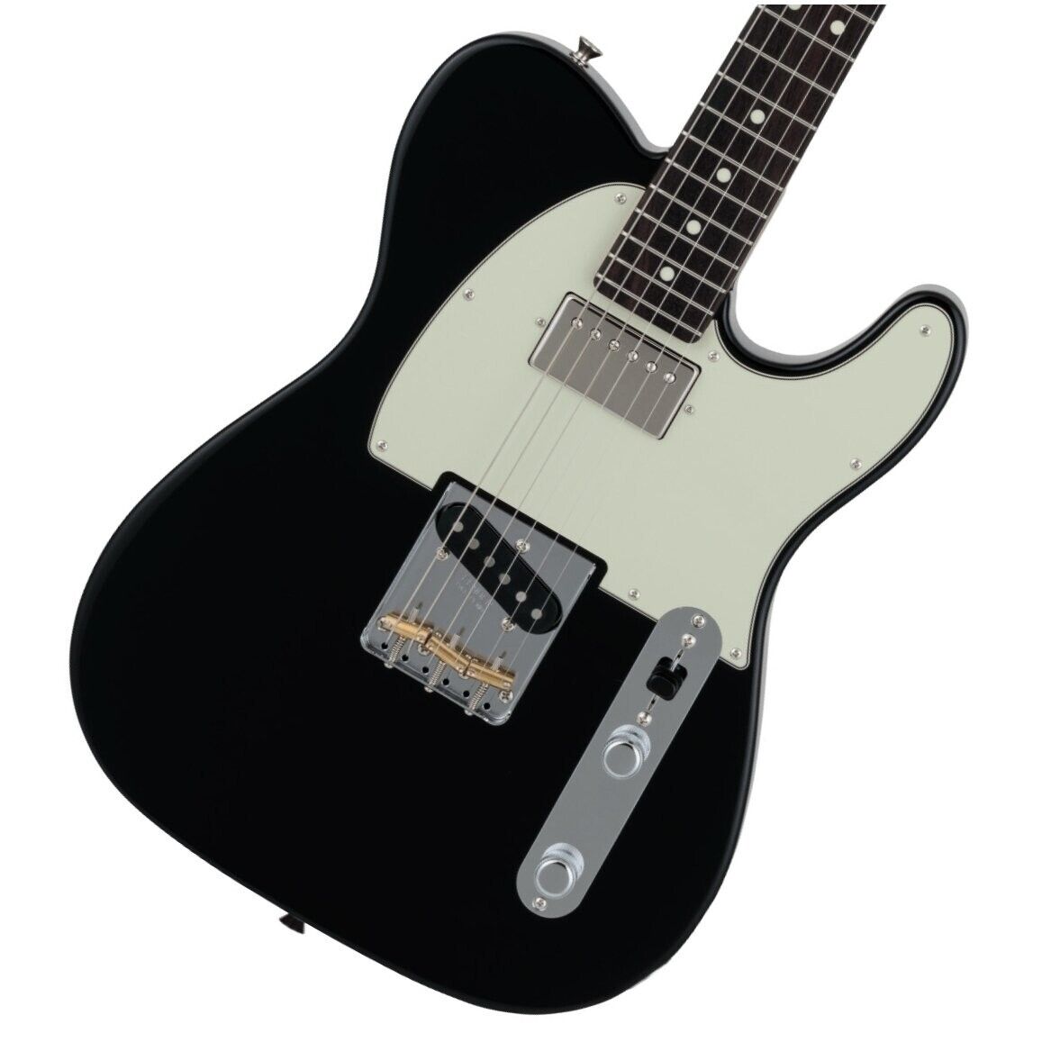 Fender Made in Japan 2024 Collection Hybrid II Telecaster SH Black guitar w/bag