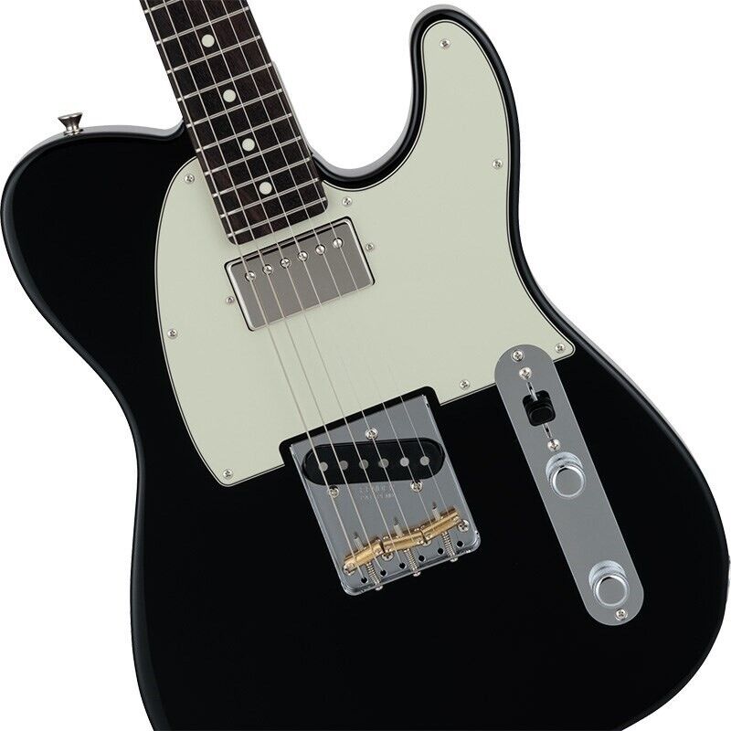 Fender Made in Japan 2024 Collection Hybrid II Telecaster SH Black guitar w/bag