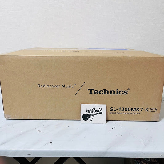 Technics SL-1200MK7 Black Direct-Drive Professional DJ Turntable genuine New