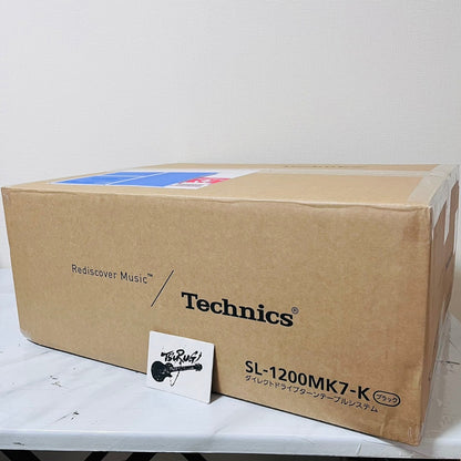 Technics SL-1200MK7 Black Direct-Drive Professional DJ Turntable genuine New