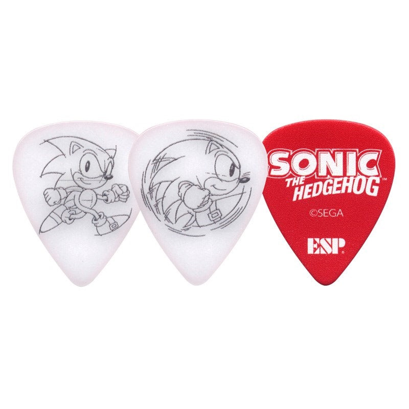 ESP CLASSIC SONIC PICKSET [PS-C-SONIC] triangle teardrop Guitar Pick 3 piece Set