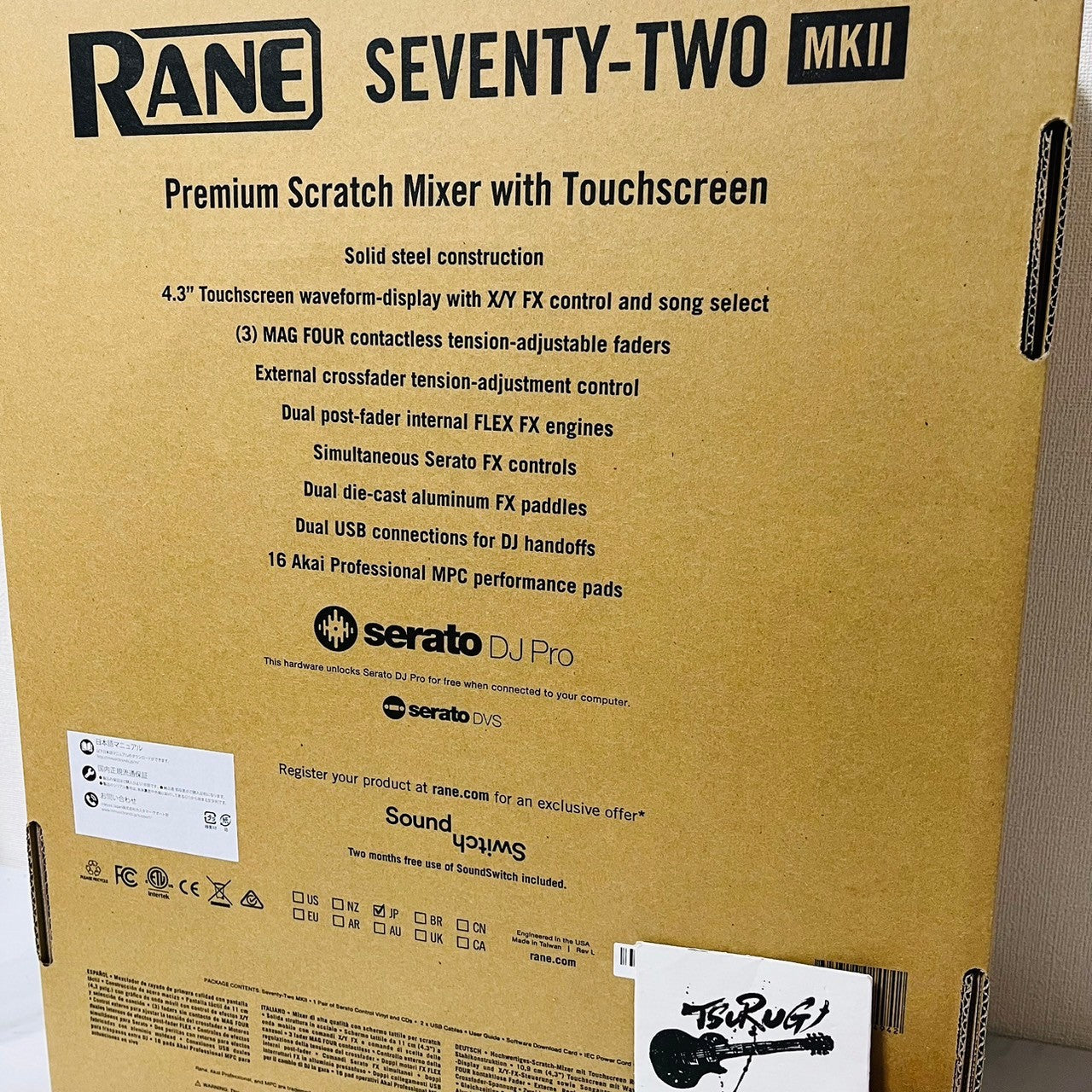 RANE DJ Seventy-Two MKii 2-Channel Performance Mixer w/ Touchscreen genuine New