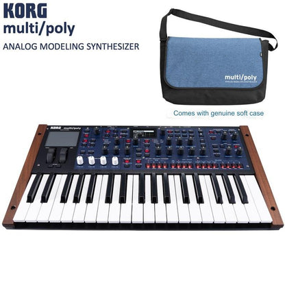 KORG multi/poly ANALOG MODELING SYNTHESIZER 37 key New w/gig bag