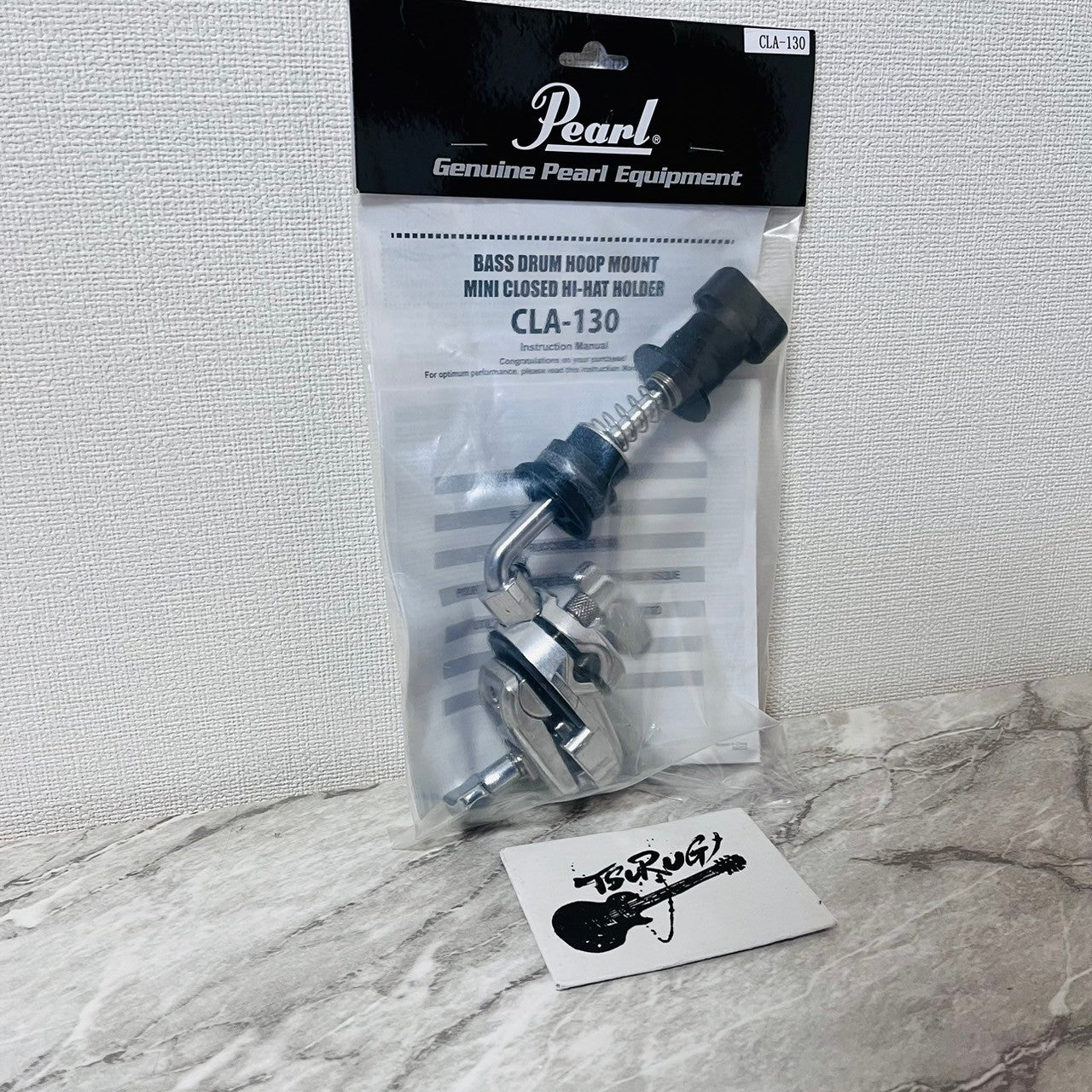 Pearl CLA-130 Bass Drum Hoop Mini Hi-hat Holder genuine product Brand New