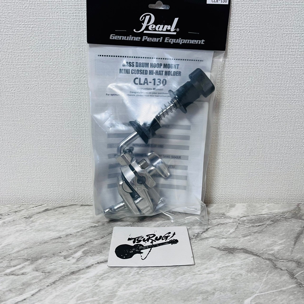 Pearl CLA-130 Bass Drum Hoop Mini Hi-hat Holder genuine product Brand New