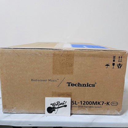 Technics SL-1200MK7 Black Direct-Drive Professional DJ Turntable genuine New