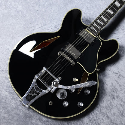 Epiphone Shinichi Ubukata ES-355 Custom Bigsby ver.02 Ebony w/Hard Case New