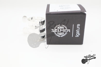 Selmer Tenor Saxophone Ligature Silver Plated Metal Mouthpiece Genuine Part New