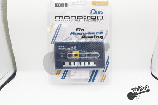 Korg Monotron DUO Analog Ribbon Synthesizer Portable 2VCO with X-Mod/1VCF New