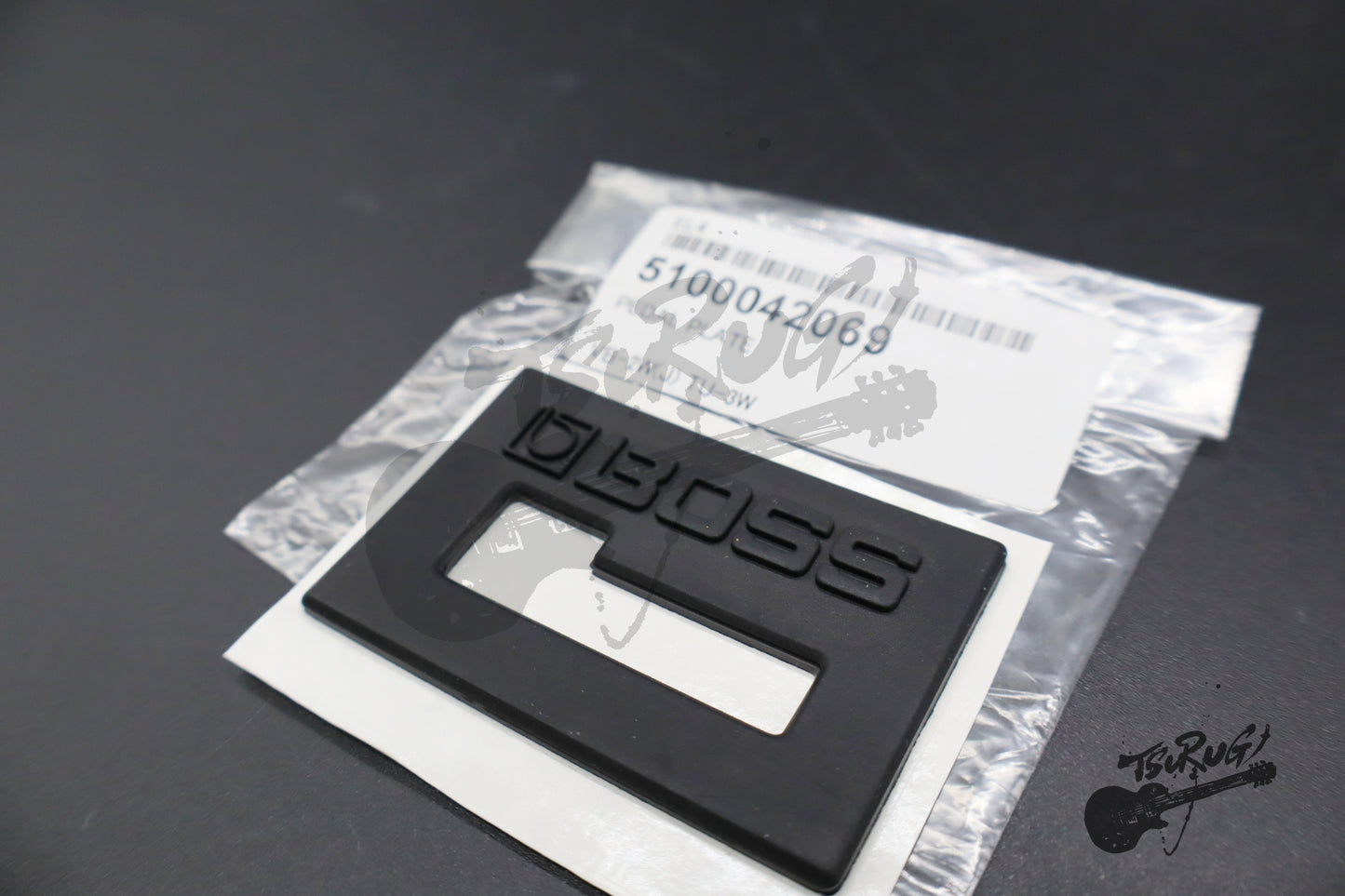 BOSS Logo Rubber Seal Plate Guitar Effect Compact Foot Pedal Waza Craft New