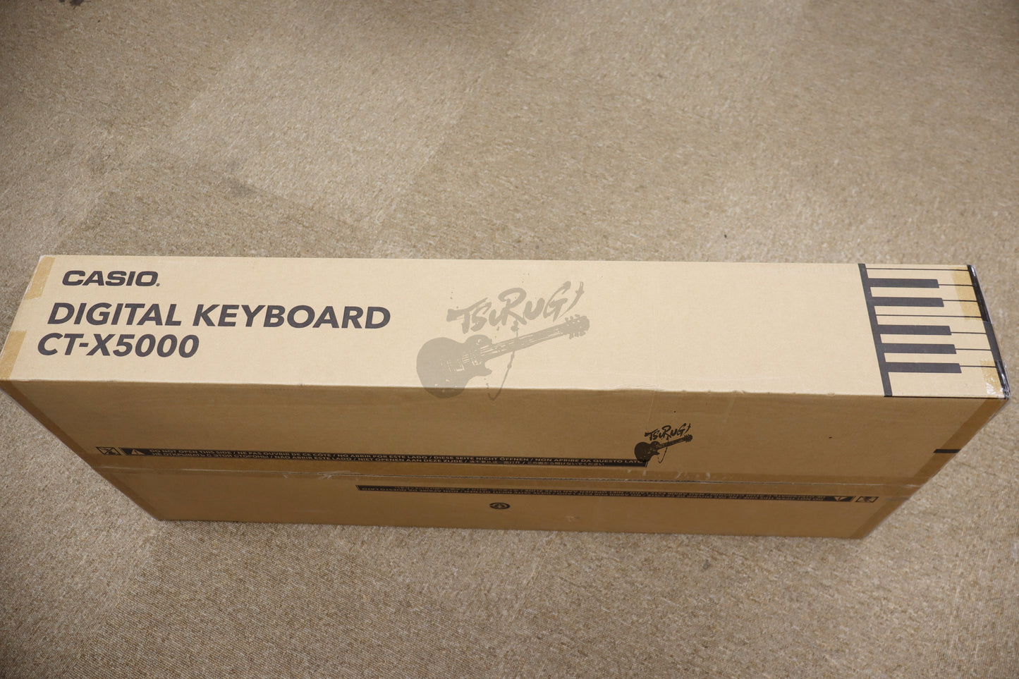 Casio CT-X5000 61-Key Portable Keyboard w/music stand ac adpter