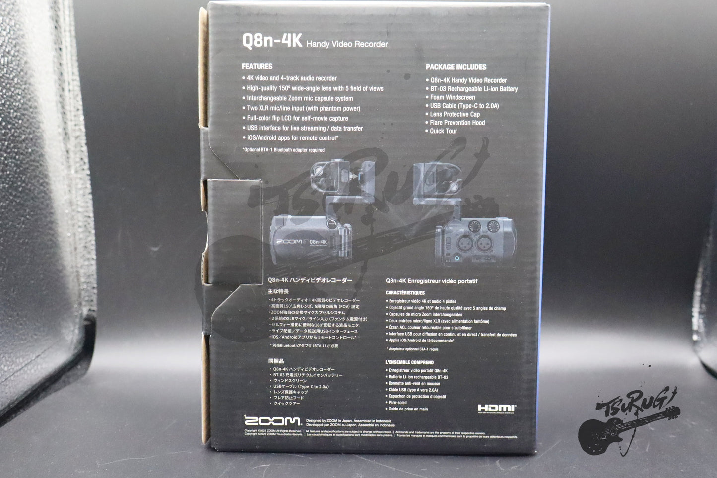 Zoom Q8n-4K Handy Video Recorder 4K High Quality Video Recording genuine New