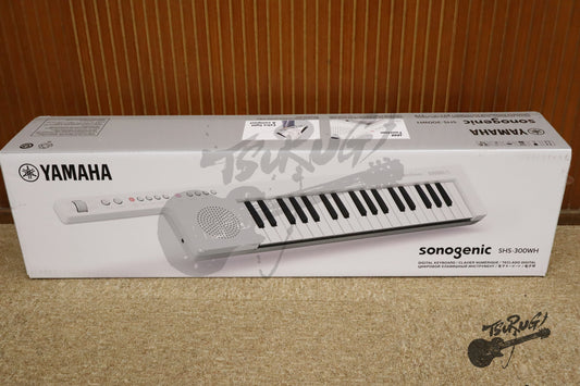 Yamaha SHS-300 SonoGenic Mini Keytar White 37 Keys 12 Voices SHS-300WH w/strap