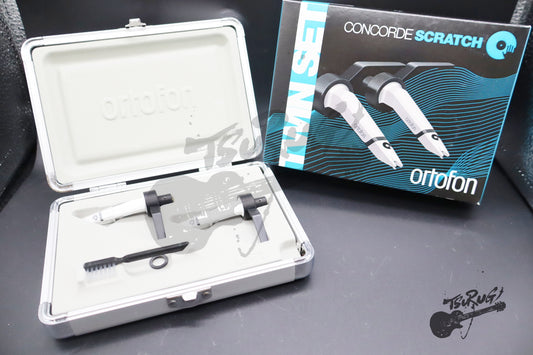 Ortofon Scratch CC Twin Concorde MKII Scratch DJ Cartridges White New