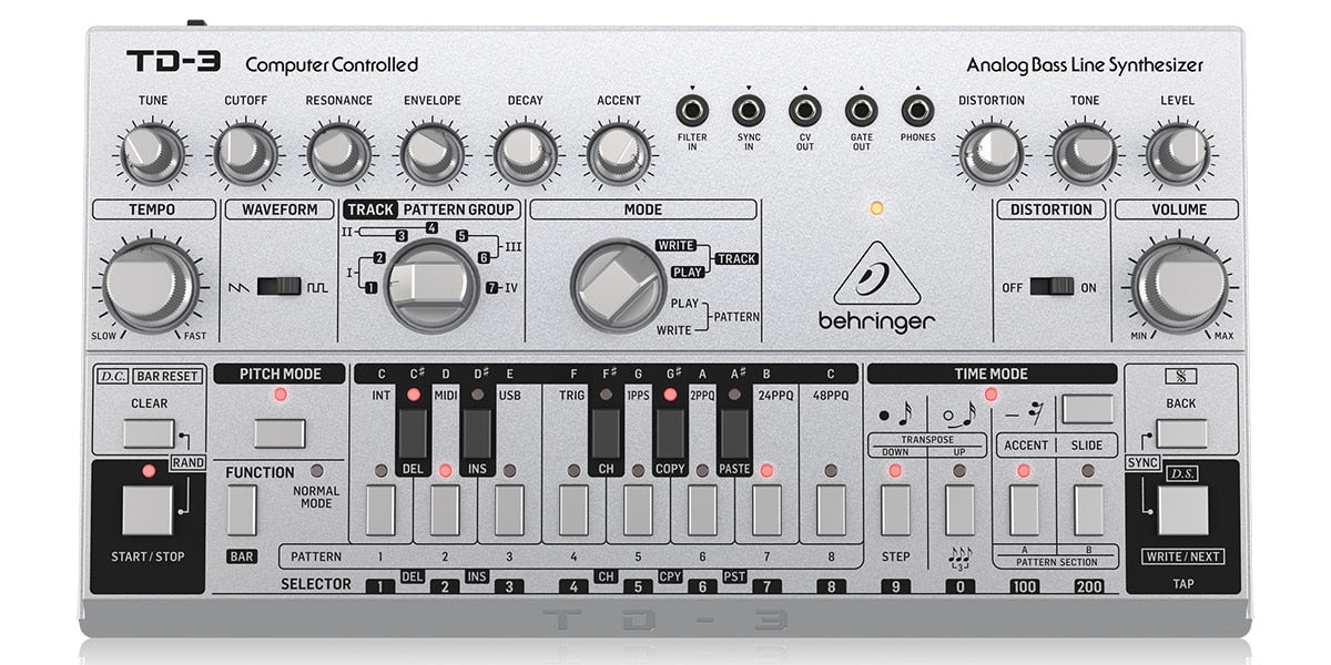 BEHRINGER Analog Bassline Synthesizer TD-3-SR Genuine product New