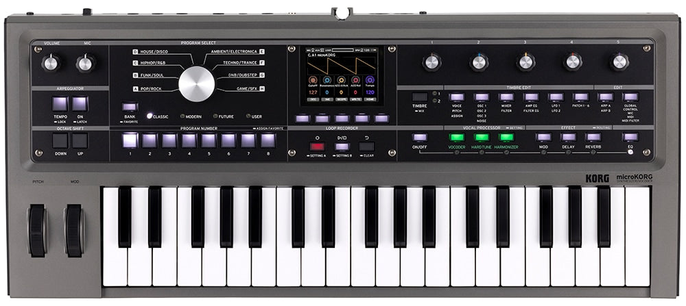 KORG microKORG 2 SYNTHSIZER VOCODER 37 key