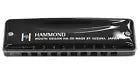 Suzuki Hammond HA-20 key of C Black 10-Holes Harmonica w/Case Genuine New