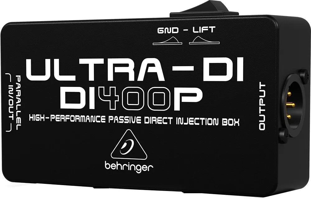 Behringer Ultra-DI DI400P 1-channel Passive Instrument Direct Box genuine New