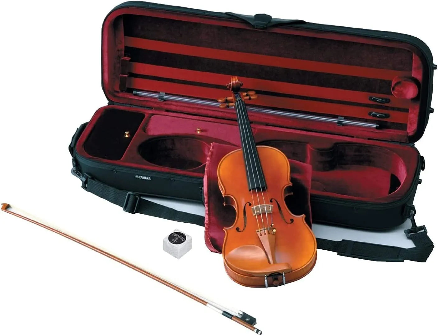 YAMAHA Violin V20SG Braviol 4 String Nylon 4/4 w/case / Bow / Shoulderplate