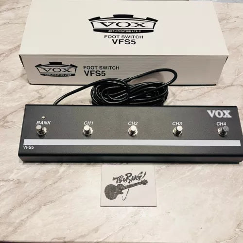 VOX VFS5 Footswitch for VT Series Amps genuine product Brand New