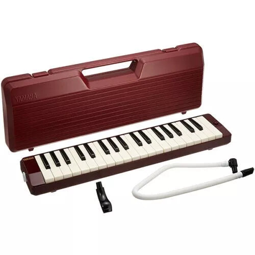 Yamaha P-37D P37D Pianica Melodica Wind Keyboard 100% Genuine Wine Red New