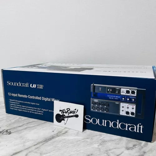 Soundcraft Ui12 Remote Controlled Digital Mixer Ui Series Wireless Operation New