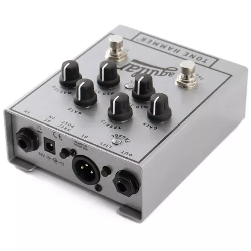 Aguilar Tone Hammer Silver Anniversary Bass Pedal DI OVERDRIVE EQ Preamp New