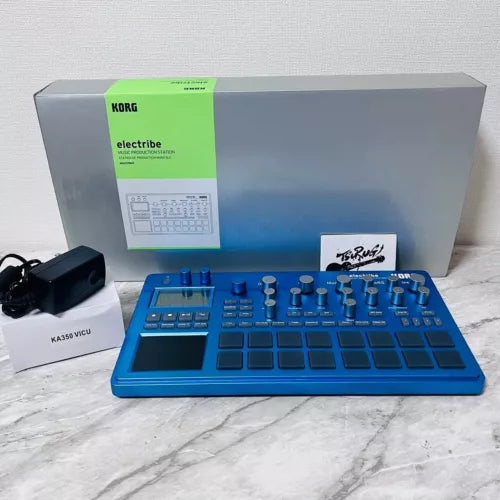 KORG ELECTRIBE2 BL Electribe Music Production Station Blue w/ ac adpter