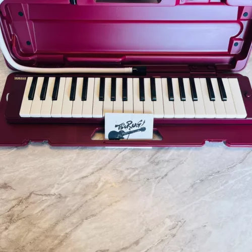 Yamaha P-37D P37D Pianica Melodica Wind Keyboard 100% Genuine Wine Red New