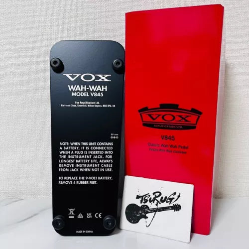 Vox V845 Classic Wah Electric Guitar Effects Pedal Brand New