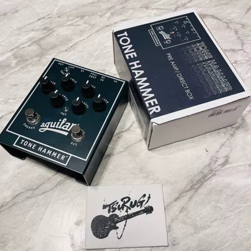 Aguilar Tone Hammer for Bass Preamplifier Direct Box Pedal Stompbox Style New