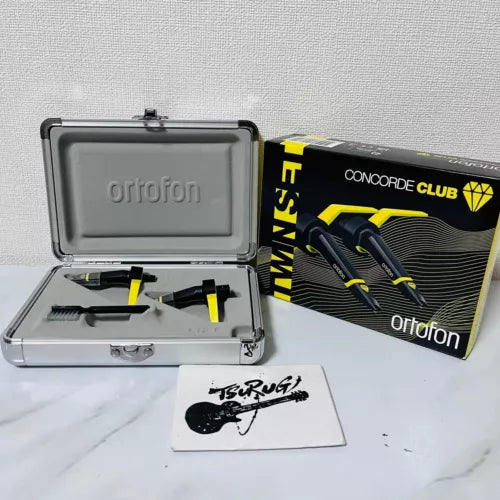 Ortofon Concorde MkII CLUB TWIN head shell integrated cartridge pair DJ New