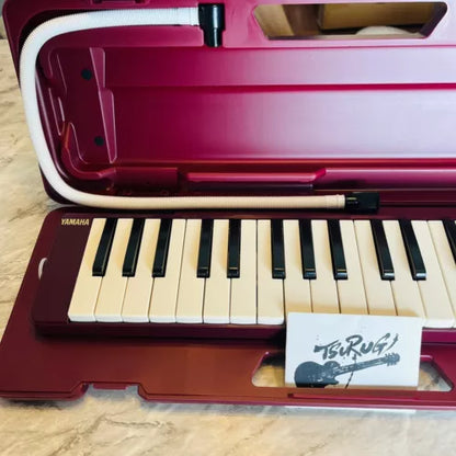 Yamaha P-37D P37D Pianica Melodica Wind Keyboard 100% Genuine Wine Red New