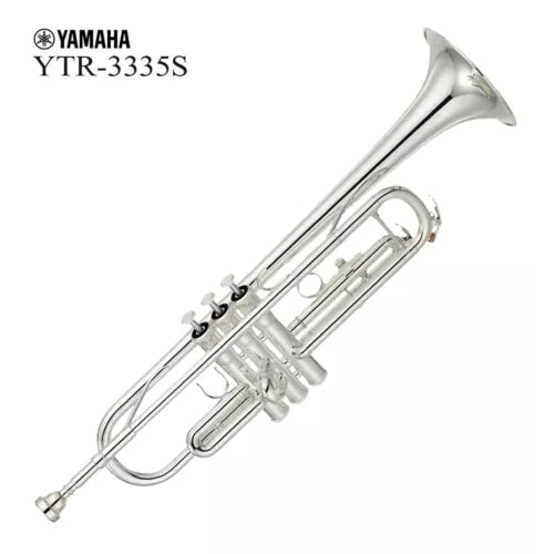 Yamaha YTR-3335S Bb Trumpet Silver-plated finish w/case Mouth peace Genuine New