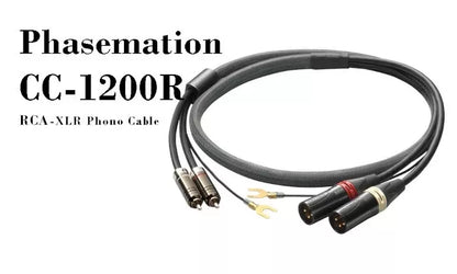 PHASEMATION CC-1200R Balanced transmission Phono Cable RCA×2- XLR×2 1.2m