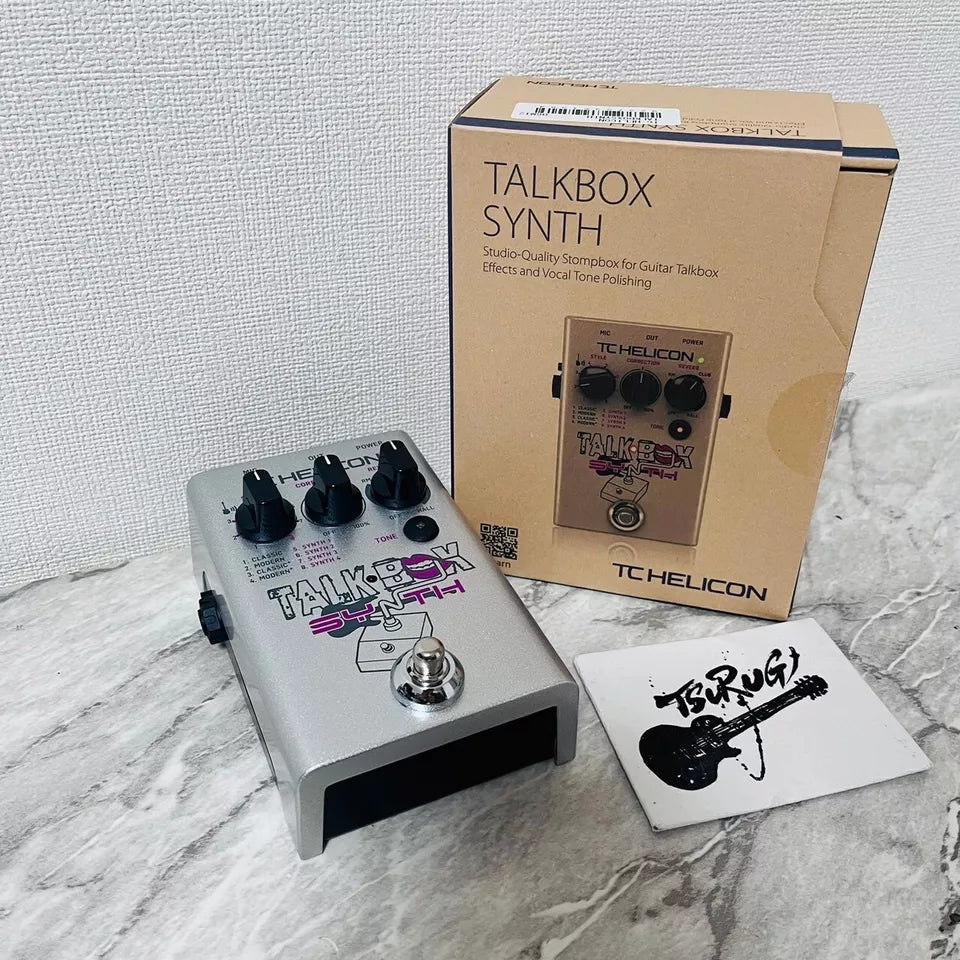 TC-Helicon Talkbox Synth Vocal Effects Synth Studio Grade Reverb genuine New