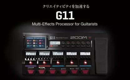 ZOOM G11 Guitar Multi-Effects Processor for Guitarists genuine product Brand New