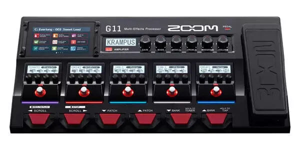 ZOOM G11 Guitar Multi-Effects Processor for Guitarists genuine product Brand New