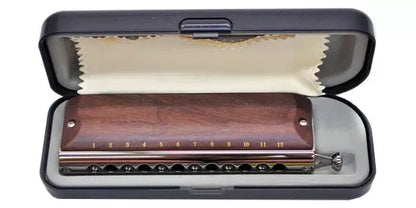 SUZUKI G-48W Chromatic Harmonica Gregoa Series Wooden Cover Model 3-Octave New