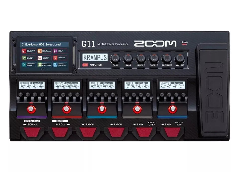 ZOOM G11 Guitar Multi-Effects Processor for Guitarists genuine product Brand New