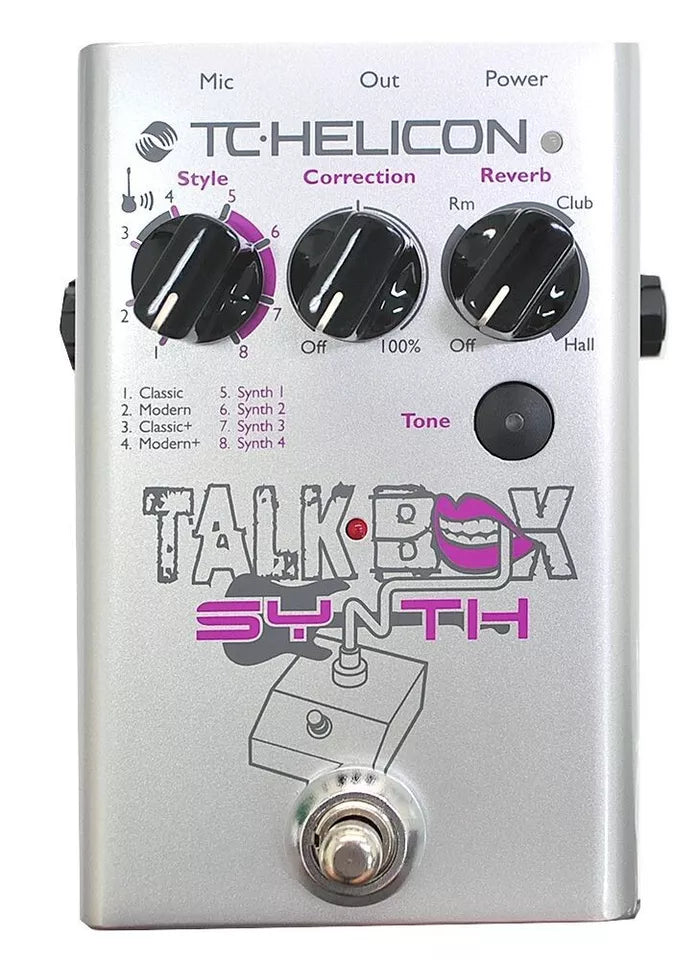 TC-Helicon Talkbox Synth Vocal Effects Synth Studio Grade Reverb genuine New