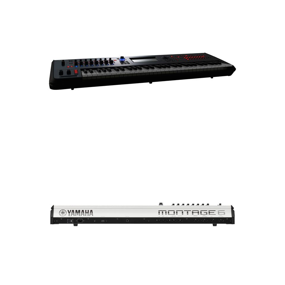 Yamaha MONTAGE 6 Synthesizer Workstation 61 Key Black White Brand New